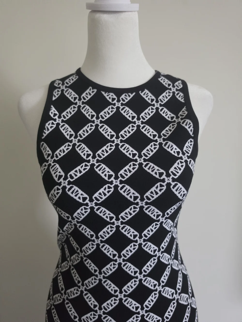 Michael Kors Empire Logo Jacquard Tank Dress Size S